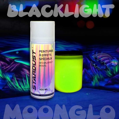 Peinture lumière noire UV en aérosol