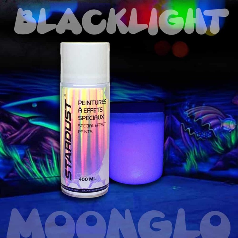 Peinture lumière noire UV en aérosol 400ml
