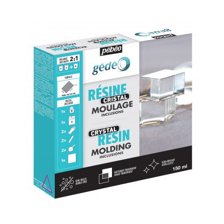 Résine epoxy Cristal - petit kit de 150 ml
