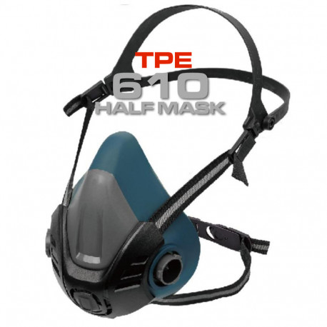 Masque respiratoire demi-face 610 en TPR rechange ou complet