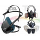 Masque respiratoire demi-face 610 en TPR rechange ou complet