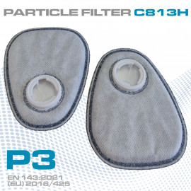 Filtre respiratoire P3 haute efficacité pour masque professionnel peinture et ponçage