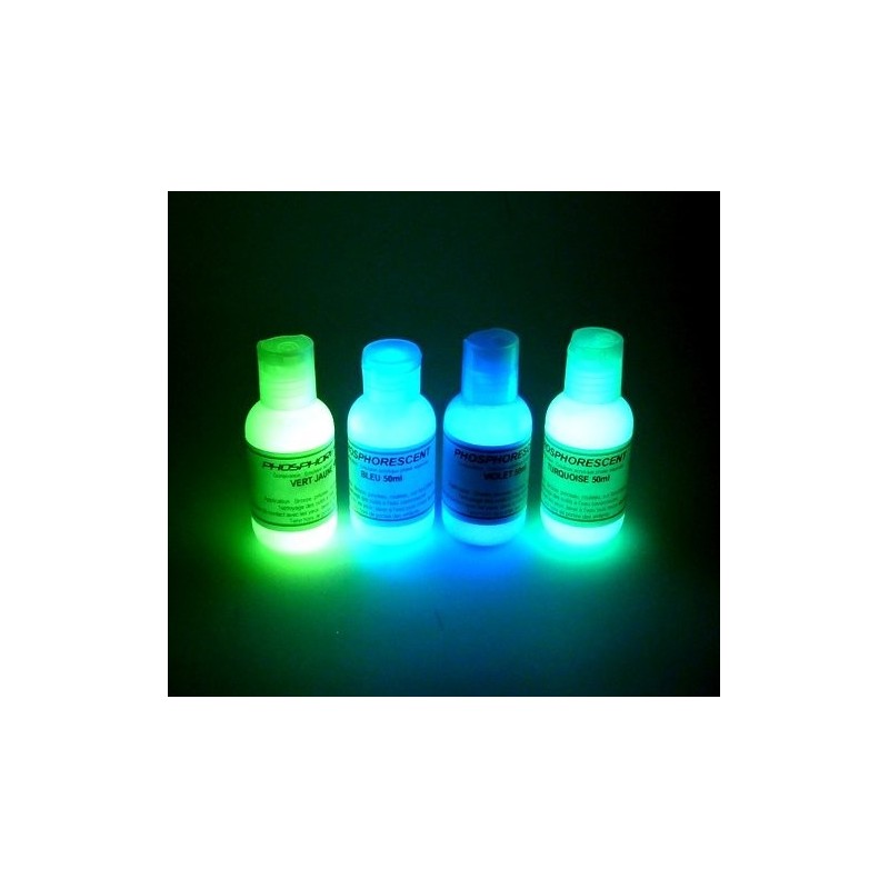 OPITEC - LOISIRS SCIENCES CREATIVITE  Peinture phosphorescente Creall  Glow, vert/jaune