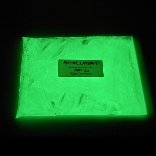 Poudre phosphorescente imperméable (hydro) - Pigment phosphorescent