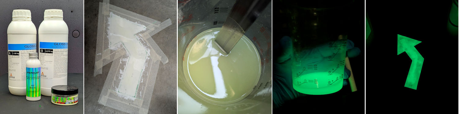 sol epoxy photoluminescent